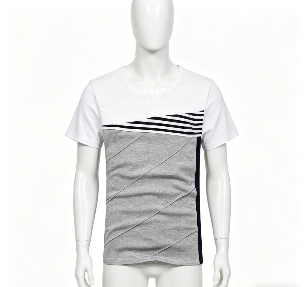 Color Block Stripe T-Shirt