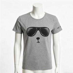 Grey Sunglasses Print T-Shirt