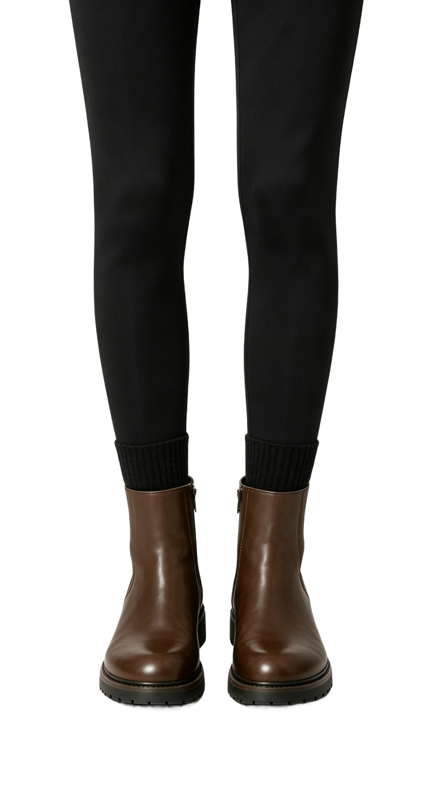 Brown Leather Ankle Boots