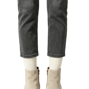 Beige Suede Ankle Boots