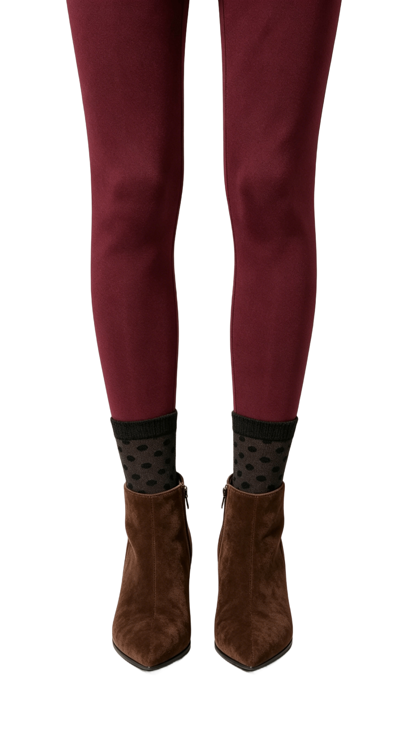 Brown Suede Pointed Ankle Boots