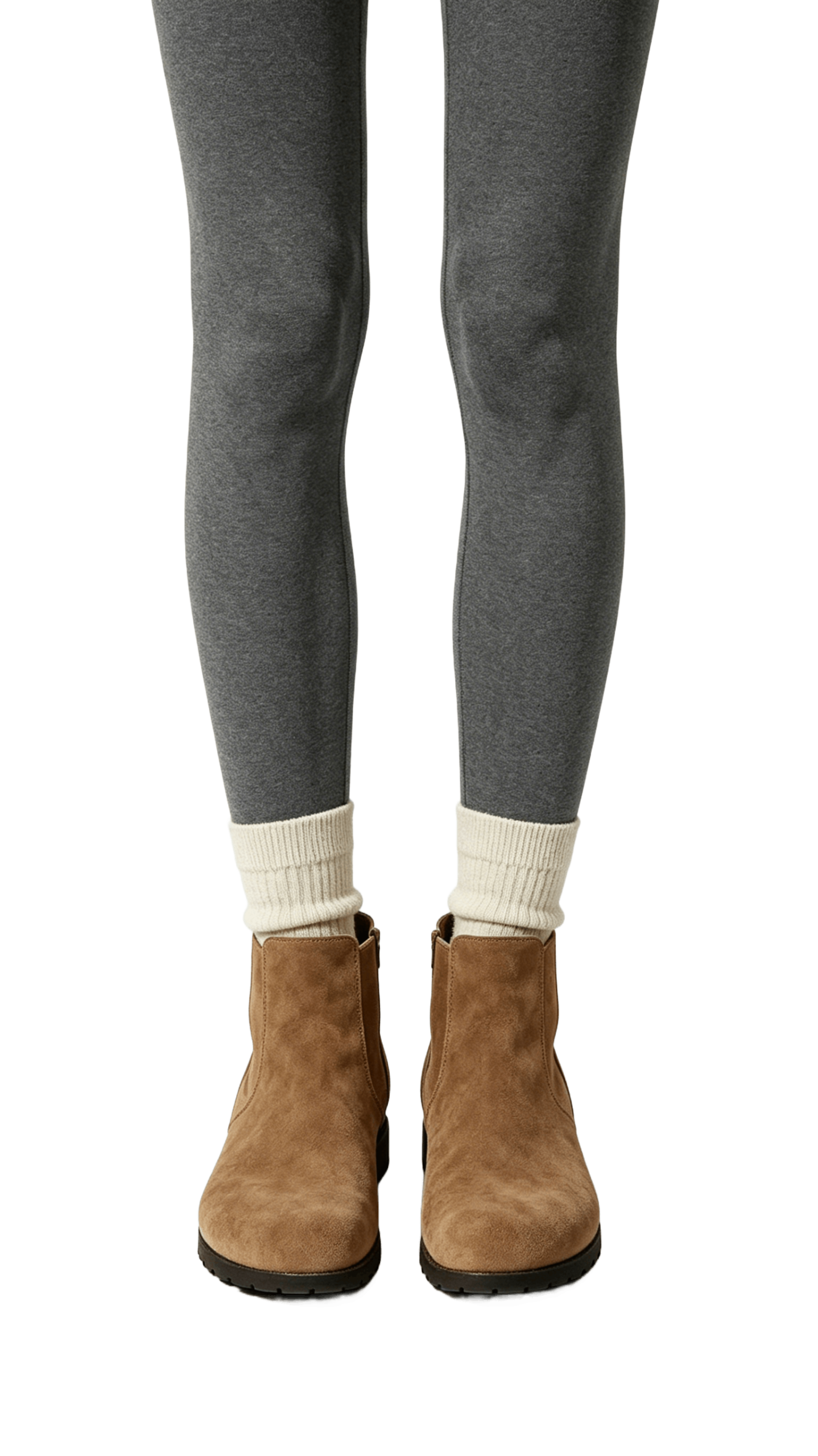 Camel Suede Ankle Boots