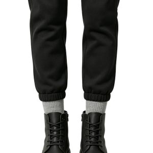 Black Minimalist Ankle Boots