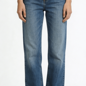 Vintage Blue High Waist Wide Leg Jeans