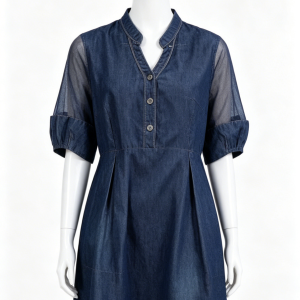 Dark Denim Midi Dress